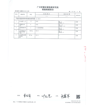 防火測試檢驗檢測報告