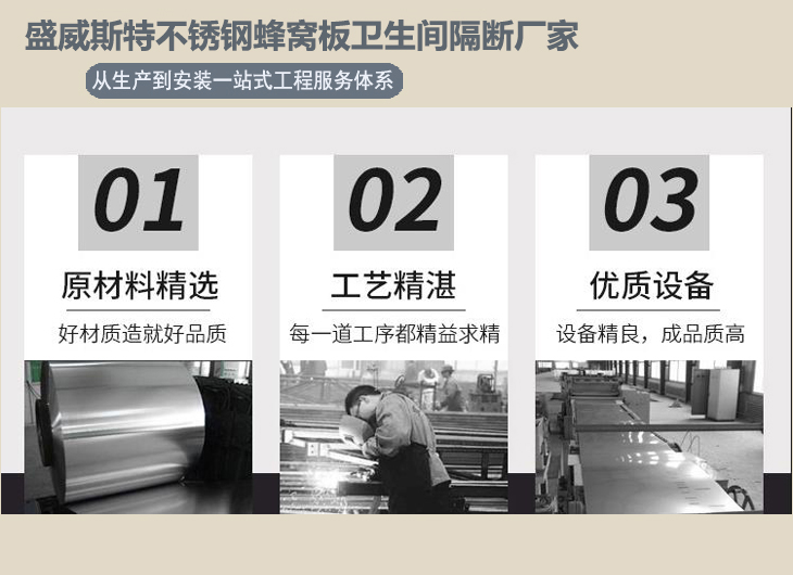 金屬衛生間隔斷生產流程
