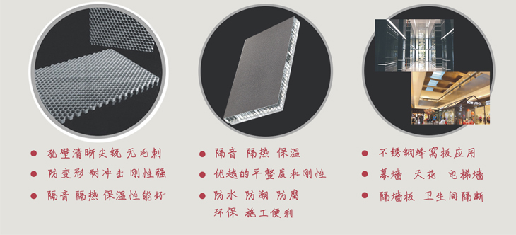 不銹鋼蜂窩板細節